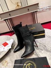 K78-258 Louboutin bốt cao 10cm siêu cấp