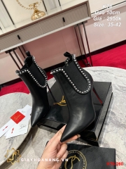 K78-260 Louboutin bốt cao 10cm siêu cấp