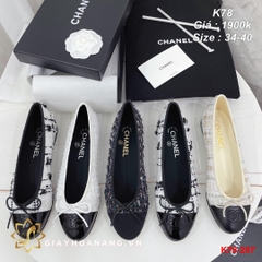 K78-287 Chanel giày bệt siêu cấp