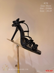 K78-307 Versace sandal cao gót 10cm siêu cấp