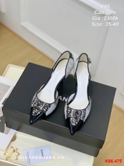 K86-475 Chanel giày cao 7cm siêu cấp