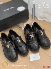 K86-483 Chanel giày lười siêu cấp