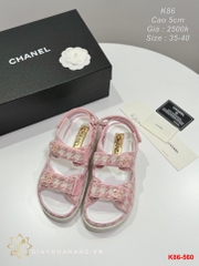 K86-560 Chanel sandal cao 5cm siêu cấp