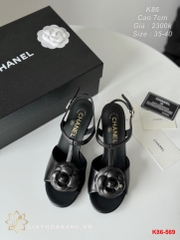 K86-569 Chanel sandal cao 7cm siêu cấp