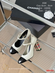 K86-572 Chanel giày cao 6cm , 9cm siêu cấp