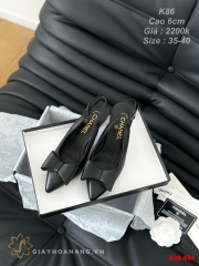 K86-594 Chanel sandal cao gót 6cm siêu cấp