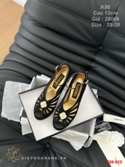 K86-610 Chanel sandal cao gót 12cm siêu cấp
