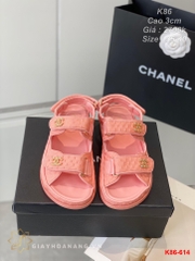 K86-614 Chanel sandal cao gót 3cm siêu cấp