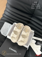 K86-621 Chanel sandal cao gót 3cm siêu cấp