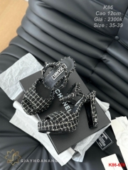 K86-626 Chanel sandal cao gót 12cm siêu cấp