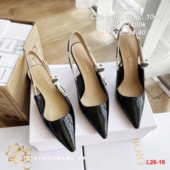 L26-16 Dior sandal cao 1cm , 6cm , 10cm siêu cấp