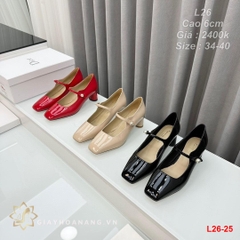 L26-25 Dior giày cao 6cm siêu cấp
