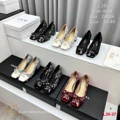 L26-27 Dior giày cao 4cm siêu cấp