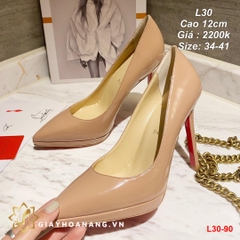 L30-90 Louboutin giày cao 12cm siêu cấp