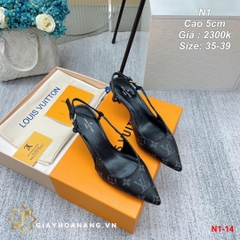 N1-14 Louis Vuitton sandal cao 5cm siêu cấp