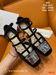 N65-23 Dior sandal cao 3cm siêu cấp