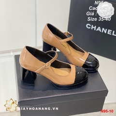 N95-10 Chanel giày cao 8cm siêu cấp