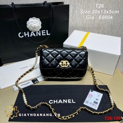 T26-129 Chanel túi size 20cm siêu cấp