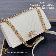 T26-133 Chanel túi size 20cm , 25cm siêu cấp