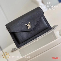 T30-871 Louis Vuitton túi size 19cm siêu cấp