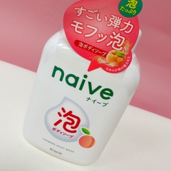 Sữa tắm tạo bọt Naive hương đào 500ml