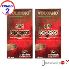 Bao cao su Volcano 4 in 1 ( Combo 2 hộp x 16 cái )