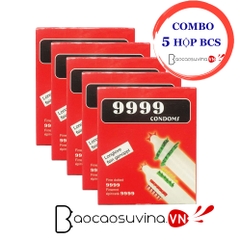 Sản phẩm : Bao cao su 9999 ( Combo 5 hộp x 2 cái )