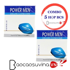 Bao cao su Power Viagra ( Combo 5 hộp x 3 )