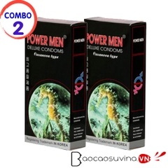 Bao Cao Su Power Men Cá Ngựa ( Combo 2 hộp x 12 cái )