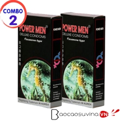 Bao Cao Su Power Men Cá Ngựa ( Combo 2 hộp x 12 cái )