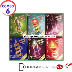 Bao cao su SupperGold   ( Combo 6 hộp x 2 cái )