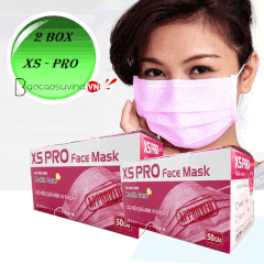 Khẩu trang y Tế XS-PRO Màu Hồng