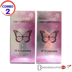 Bao cao su Volcano 4 in 1 ( Combo 2 hộp x 12 cái )
