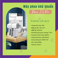 Máy Phun Khử Khuẩn Nano K5 PRO