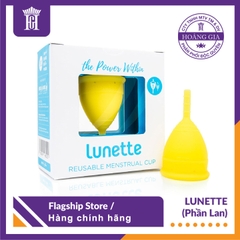 Cốc nguyệt san Lunette NK Phần Lan - Thay thế BVS (Vàng, hộp vuông)