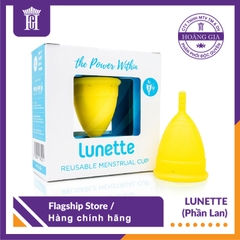 Cốc nguyệt san Lunette NK Phần Lan - Thay thế BVS (Vàng, hộp vuông)