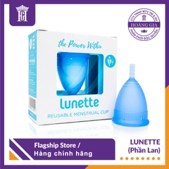 Cốc nguyệt san Lunette NK Phần Lan - Thay thế BVS (Xanh, hộp vuông)