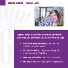 Bảo hiểm Bệnh Ung thư Bảo Việt K-Care / Cancer Insurance