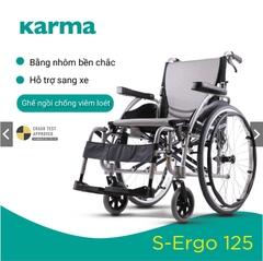 Xe lăn KARMA S-Ergo 125 cao cấp đa chức năng, êm ái thoải mái