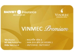 Thẻ bảo hiểm sức khỏe Vinmec Premium / Health Insurance card