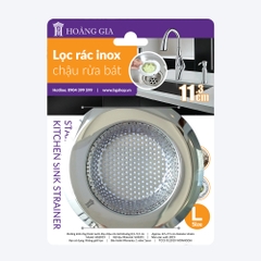 Chặn rác inox Lọc rác inox chậu rửa bát/bồn rửa chén cao cấp Hoàng Gia (Bảo hành 01 năm)