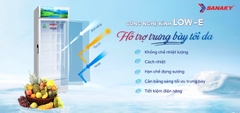 Tủ đông inox cánh kính Sanaky VH-5099K