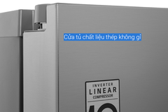Tủ lạnh LG Inverter 635L SBS 4 cánh InstaView Door in Door GR-X257JS