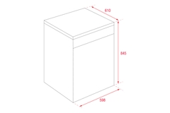 Máy rửa chén Teka LP8 650 SS TTH 114220002 nhập khẩu Châu Âu