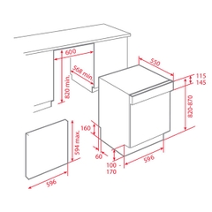 Máy rửa chén Teka DW8 60S 40716160