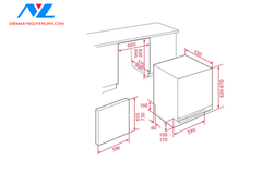 Máy rửa chén Teka DW8 59 FI 40716200