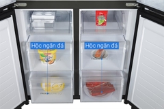 Tủ lạnh Aqua Inverter 469 lít Multi Door AQR-M536XA(GB)