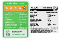 Tủ lạnh Aqua Inverter 469 lít Multi Door AQR-M536XA(GB)
