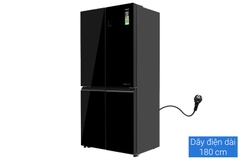 Tủ lạnh Aqua Inverter 469 lít Multi Door AQR-M536XA(GB)