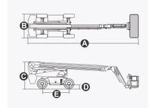 [Báo giá] Xe nâng người Boomlift hiệu Dingli, Model BA28HRT, M Series, cập nhật 2024